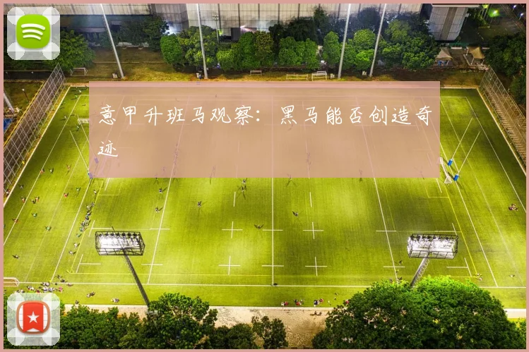 意甲升班马观察：黑马能否创造奇迹